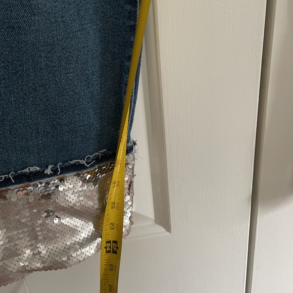 LUXE VINTAGE SEQUIN BOYFRIEND JEAN - Picture 8 of 9